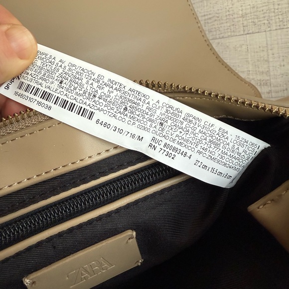 Zara Crossbody Bag New No Tags - Picture 8 of 8